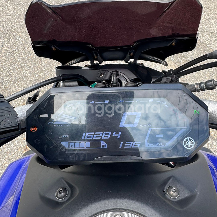mt07 22년식 1만6천km 2채널 블박 셋팅 판매--9