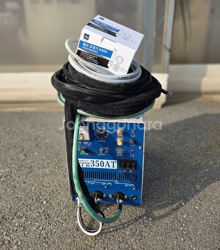 중고용접기 국산 영테크 인버터 알곤용접기 350AT--6