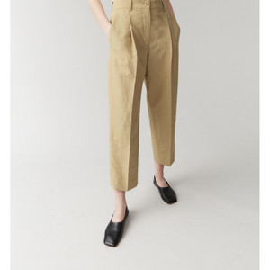 코스 cos 린넨코튼 핀턱 트라우저 36 베이지