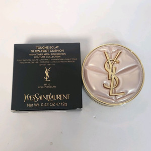 한정판 새상품 입생로랑 메쉬 핑크쿠션 BR10