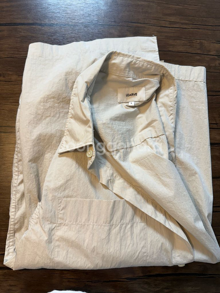르아브 반팔셔츠 베이지 L--4