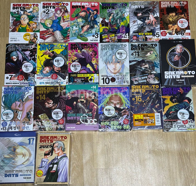 사카모토데이즈 사카데이 올초판 미개봉 올더특 1-18권--0