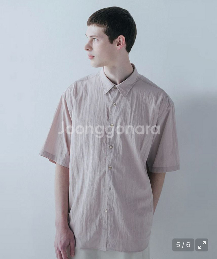 블랭크룸 브리지 하프셔츠 1사이즈--2