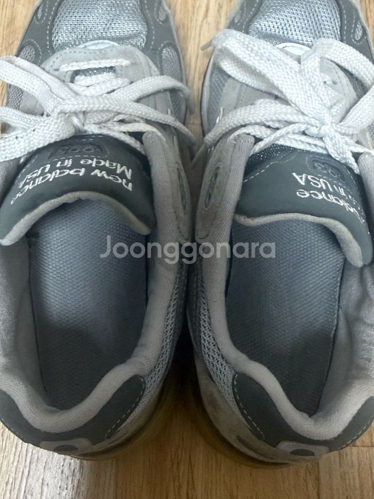 [250] 뉴발란스 993 그레이 4E Extra Wi--7