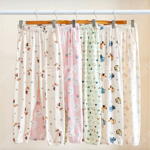 극세사 포그니 부드러운 잠옷바지 9부