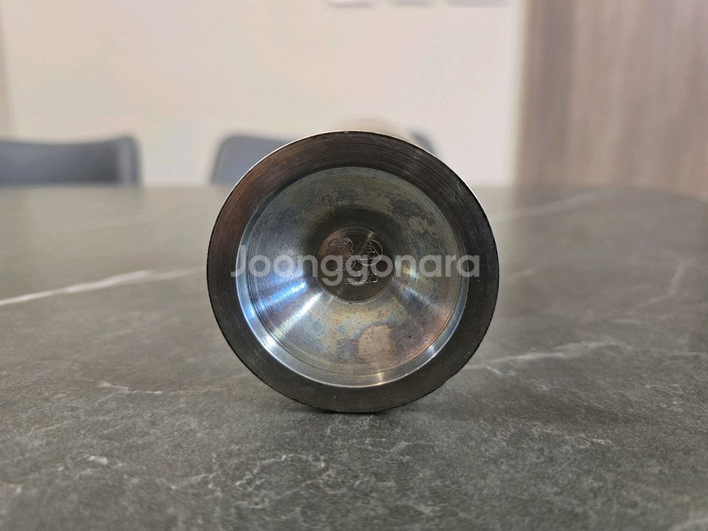 빈티지 영국 주석 잔, 주석 고블렛잔--3