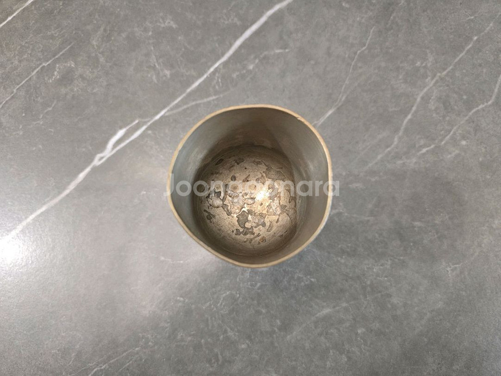 빈티지 영국 주석 잔, 주석 고블렛잔--2