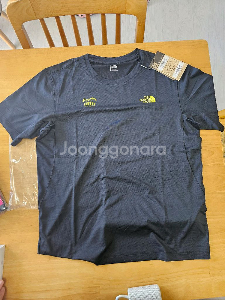 장수 트레일러닝 기념 티셔츠, 노스페이스 기능성 반팔티--4