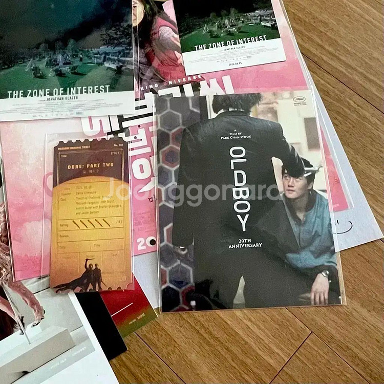 올드보이 아트카드 박찬욱감독싸인 이프온리 영화굿즈--4