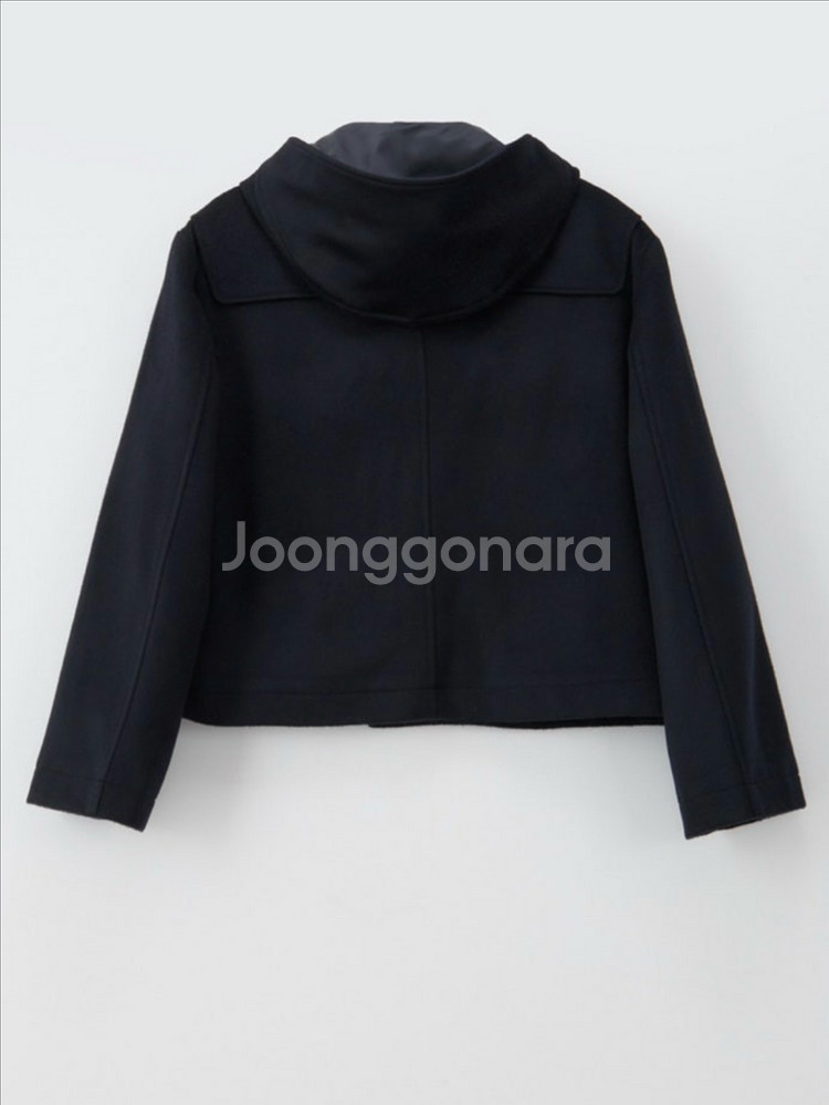 에크리스 더플 코트 네이비--1