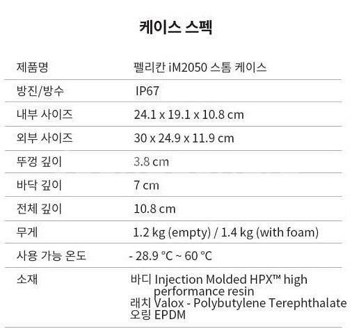 펠리칸 스톰케이스 im2050--6