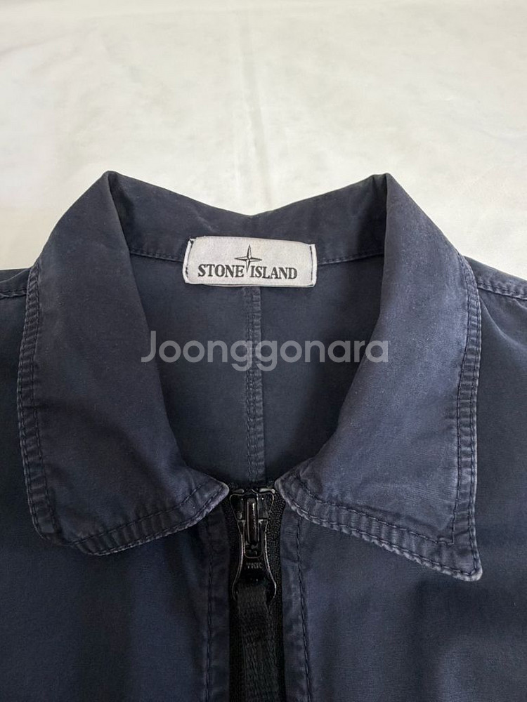 [L] 스톤 아일랜드 올드이펙트 오버 셔츠--3