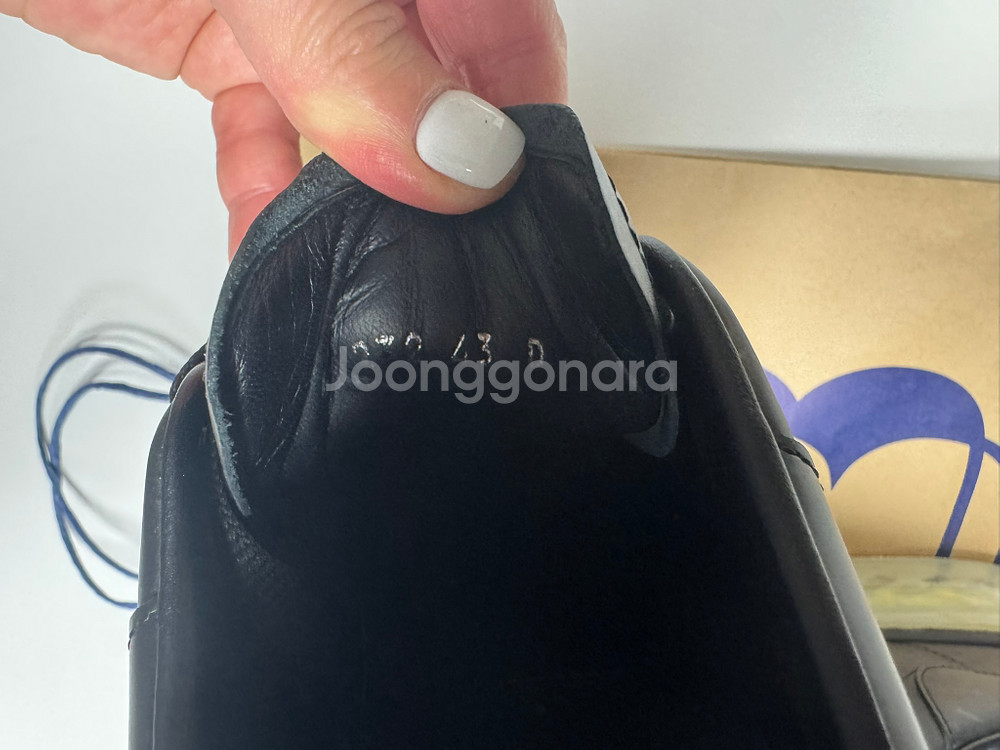 알렉산더 맥퀸 에어 오버솔 레더 43 준신품--5