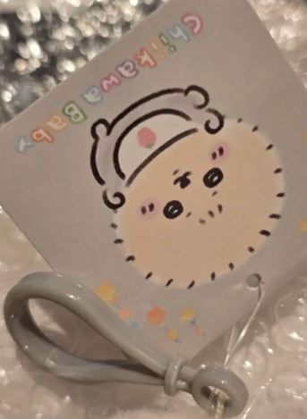 현물)베이비 치이카와 랏코,우사기,하치와레,쿠리만주키링--3