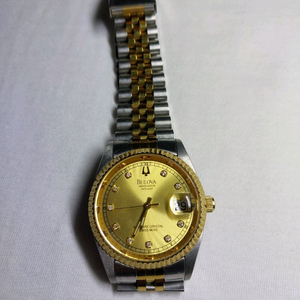 부로바 금장 콤비 데이저스트 시계