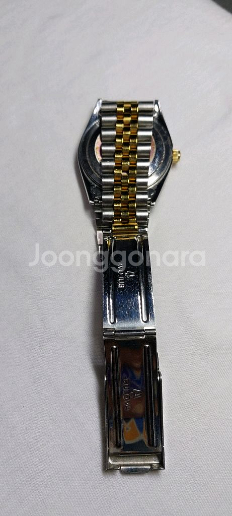 부로바 금장 콤비 데이저스트 시계--6