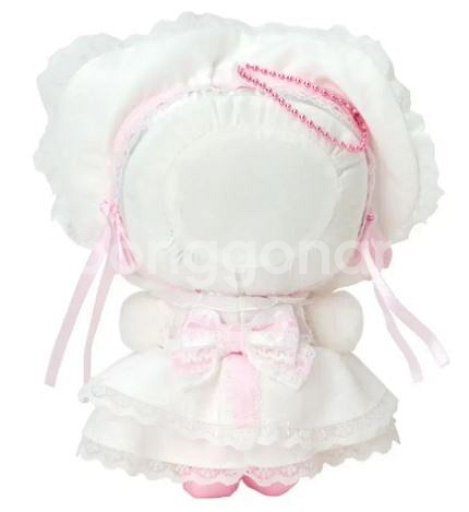 현물)화이트 프릴 키티 키링|화이트프릴 산리오 헬로키티--1