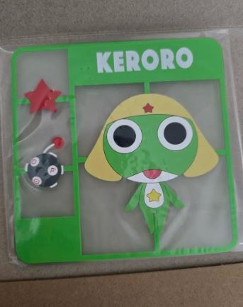 현물)개구리 중사 케로로 클리어 러버 코스터 풀셋--2