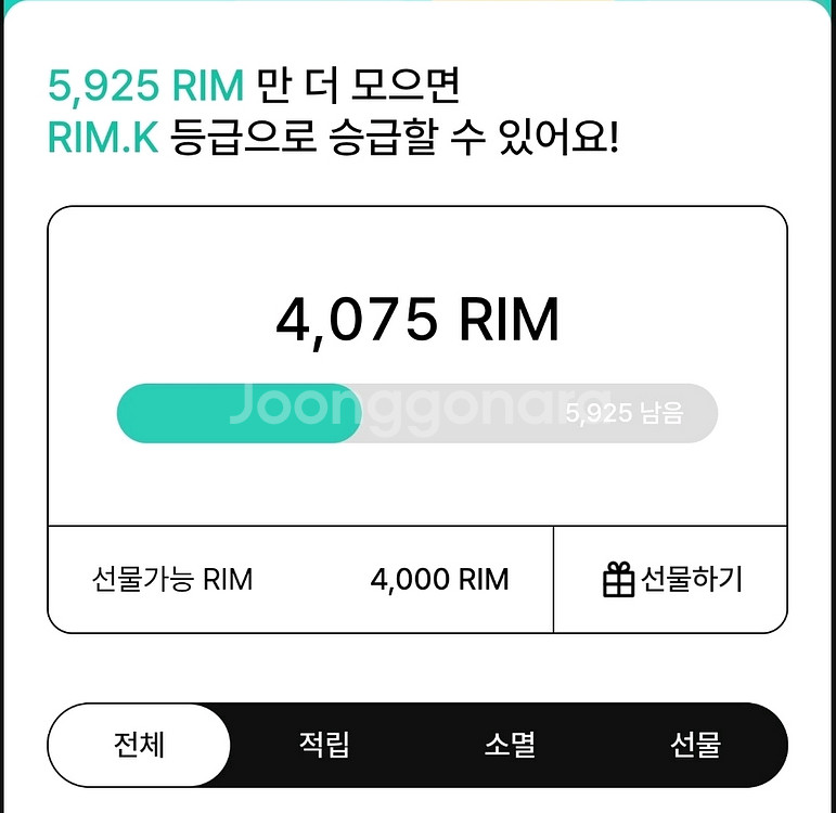 아난티 림 판매합니다--0