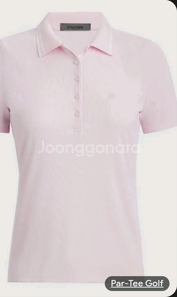 새상품 정품 지포어 골프 반팔티 블러쉬 색상 L--1