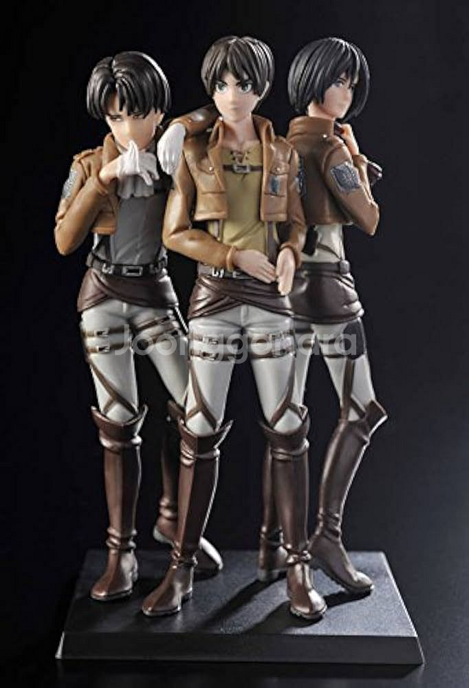 진격의 거인 월간 피규어 12권+덤 굿즈--1