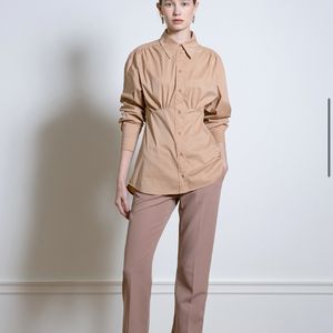 새상품) 코디너리 셔링 셔츠 베이지 L (정가 17.4