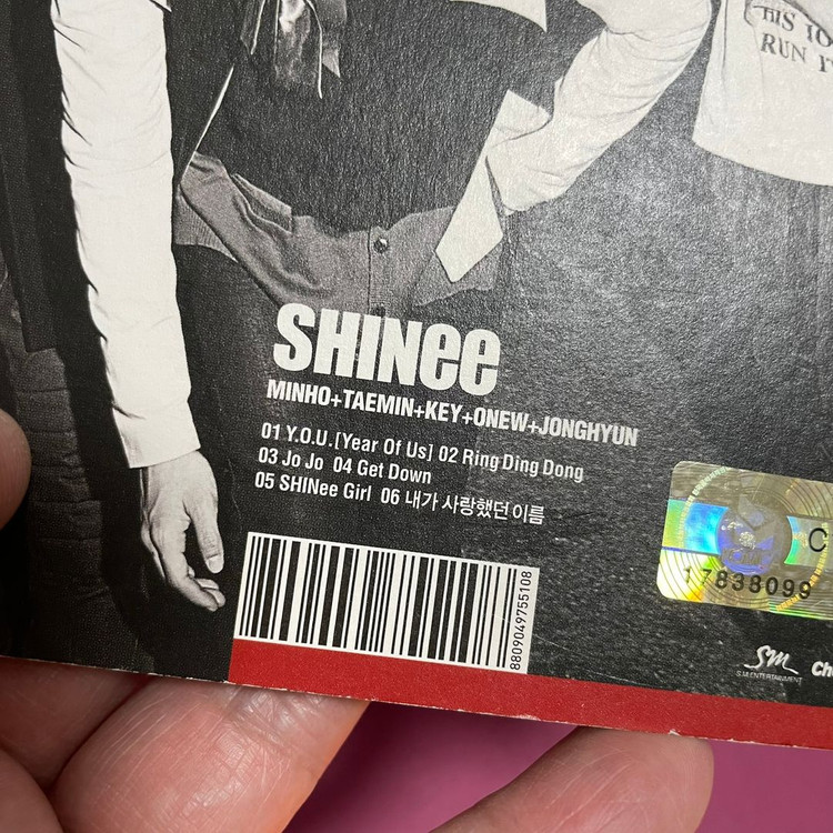 [친필싸인앨범] 샤이니 SHINee 3rd 미니앨범 '2009, Year Of Us (링딩동)' 이미지