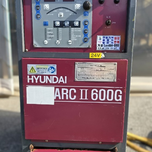 중고현대 아크 인버터 CO2용접기 600G 케이블10m
