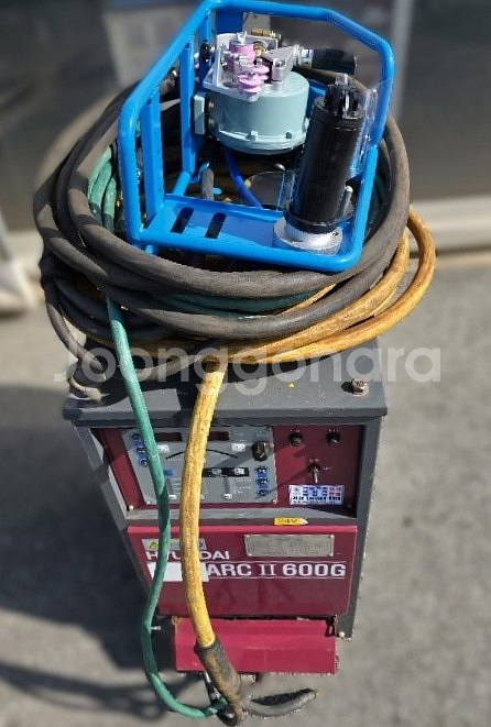 중고현대 아크 인버터 CO2용접기 600G 케이블10m--4