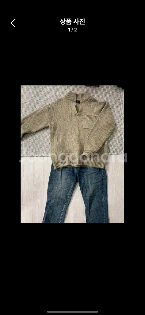 남성 가을니트&청바지--0