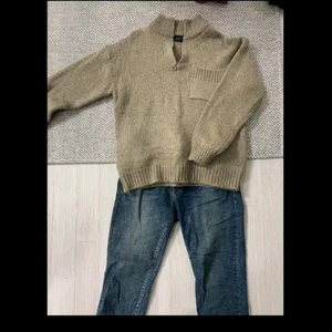 남성 가을니트&청바지