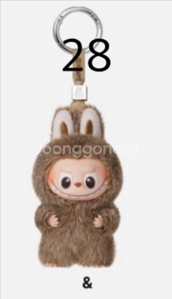정품 미니라부부 알파벳 이니셜 키링 내마음속 비밀번호&--0