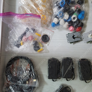 HDMI선 아답터 월광보합 판도라박스 부품들 조이스틱