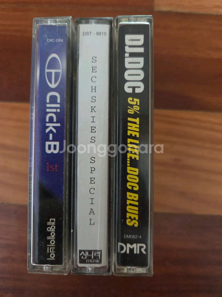 카세트 테잎(클릭비,젝키,DJ DOC)--0
