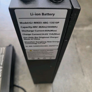 미니쿠듀얼울트라 48V50Ah&고속10A충전기 팔아요