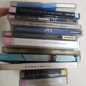 sm 가수 음반 cd 테이프