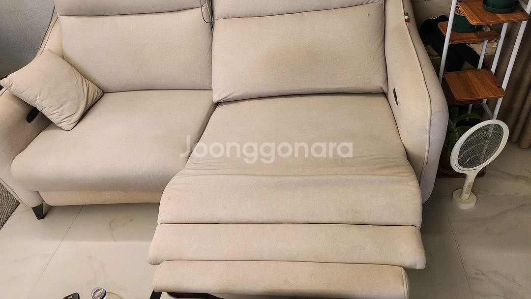 패브릭 리클라이너 소파 3인용 이지클린패브릭--1