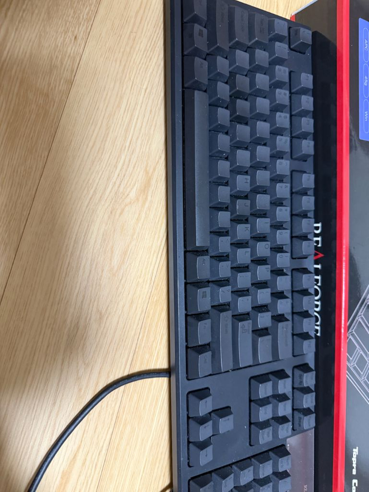 리얼포스 r2 풀윤활 풀박스 이미지