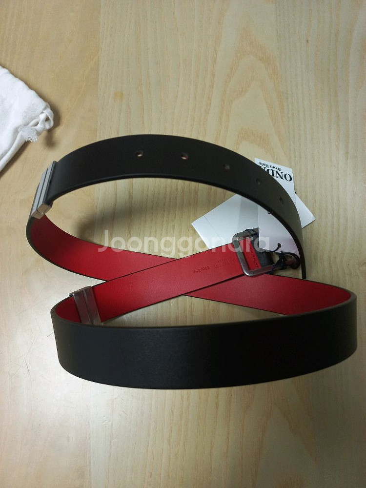 보테가베네타 리버시블 가죽 벨트 남성 벨트--2