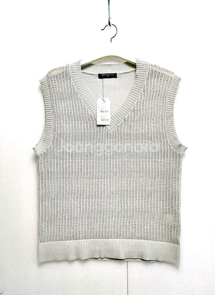 새제품/닉스 남성조끼니트100-110--0