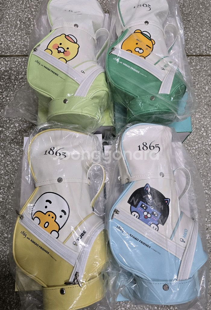 카카오프렌즈 1865 콜라보 골프백(와인백)+오프너--0