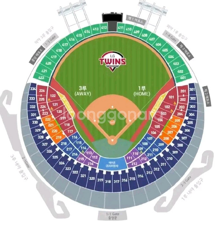 10/1(수) LG vs NC 네이비석 야구티켓--0