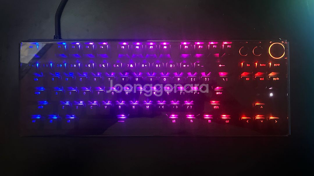 레이저 헌츠맨v3 pro tkl (공방윤활,키캡,루프)--0