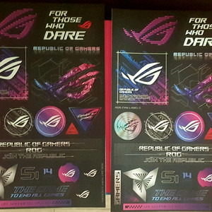 ASUS ROG 메인보드 스티커