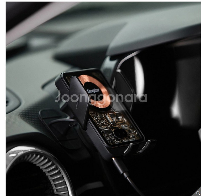 에너자이저 차량용 스마트센서 무선 충전거치대 15W--6