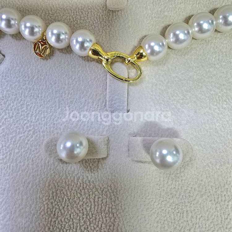 [새상품]넘예쁜 스와로브스키 정품 진주 귀걸이 10mm--1