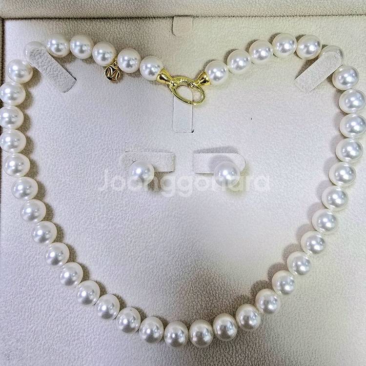 [새상품]넘예쁜 스와로브스키 정품 진주 귀걸이 10mm--2