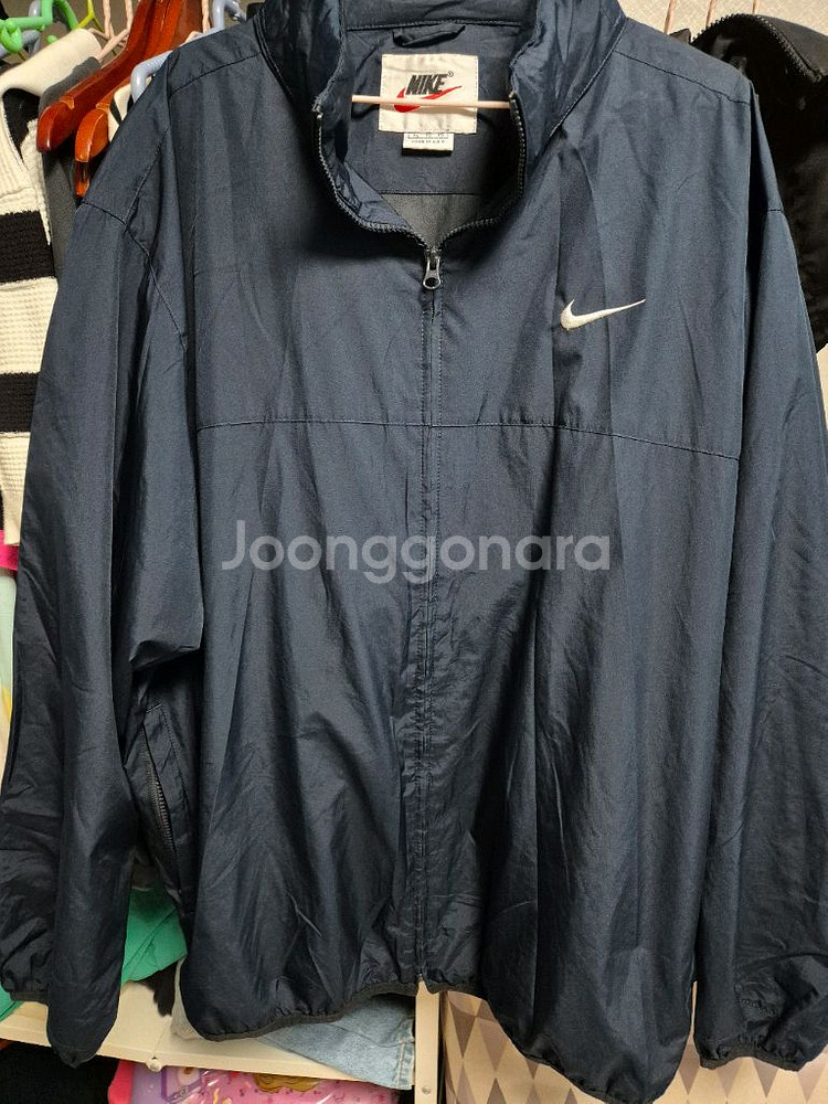 나이키 올드스쿨 바람막이(XL)네이비--0
