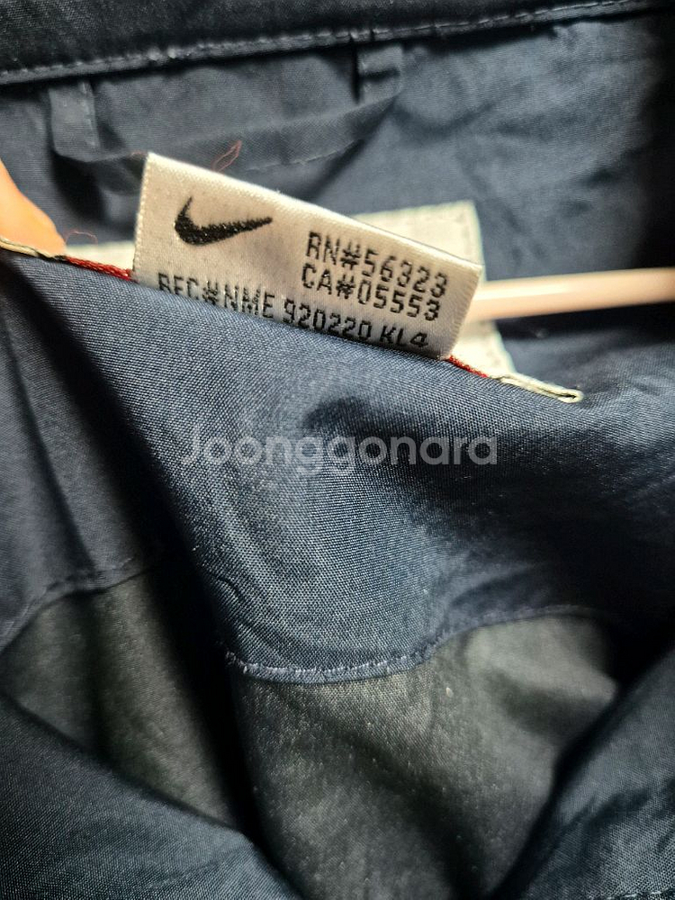 나이키 올드스쿨 바람막이(XL)네이비--3