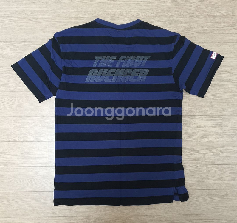 마블 퍼스트 어벤져스 캡틴 X 행텐 콜라보 반팔티 L--1